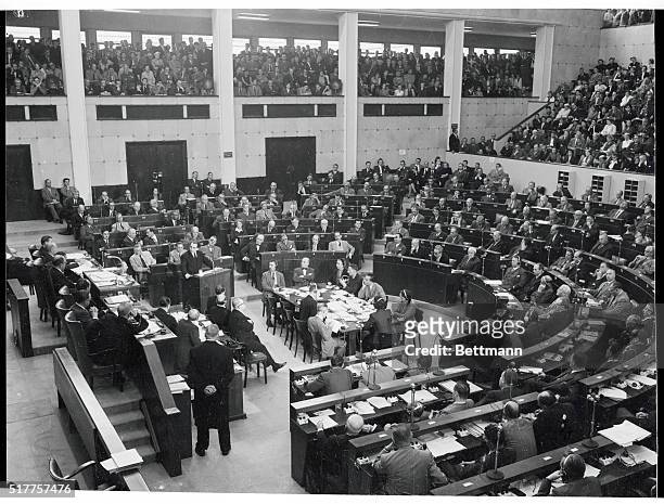 Delegates from fifteen nations are gathered in this vast room of the European Council in Strasbourg. This session took a very important aspect from...
