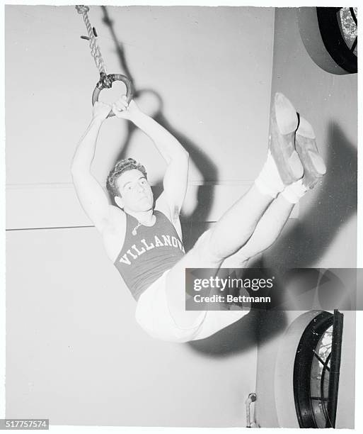 For indoor workouts, Don uses flying rings in a school gym. He says exercises on the rings enable him to apply the same body and hip actions used in...