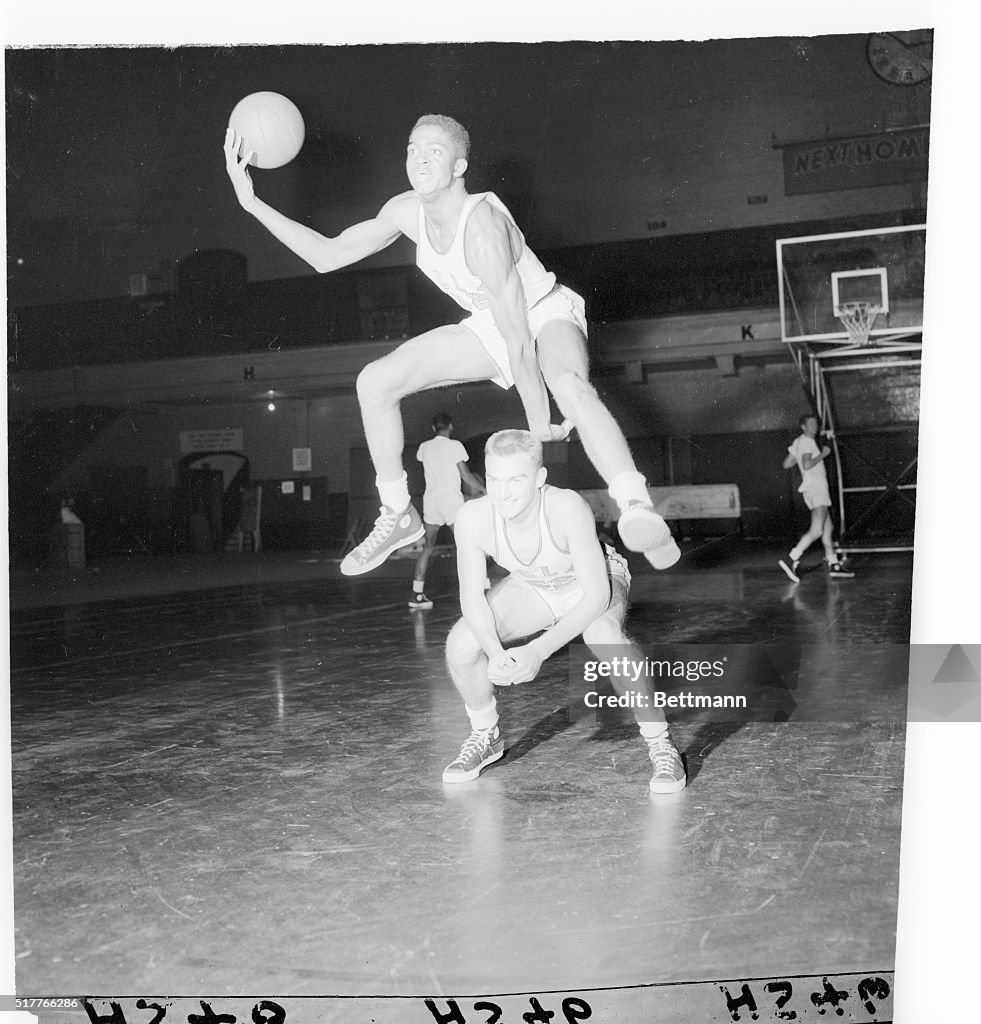 John Moore Jumping Over Don Bragg