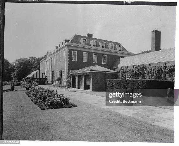 This is a Winfield House, the 40 room mansion in London's Regent's Park, where President Eisenhower will stay during his visit to London. Originally...