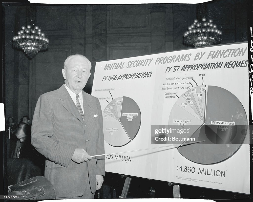 John Hollister Pointing to a Chart