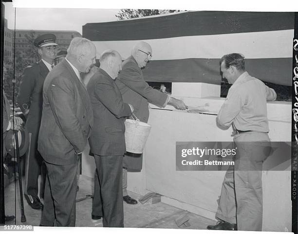 Washington, DC.: Dedicate $5 000 New Teamsters Building. Pooling their efforts, , George Meany, President of the AFL; Dave Beck, President of the AFL...