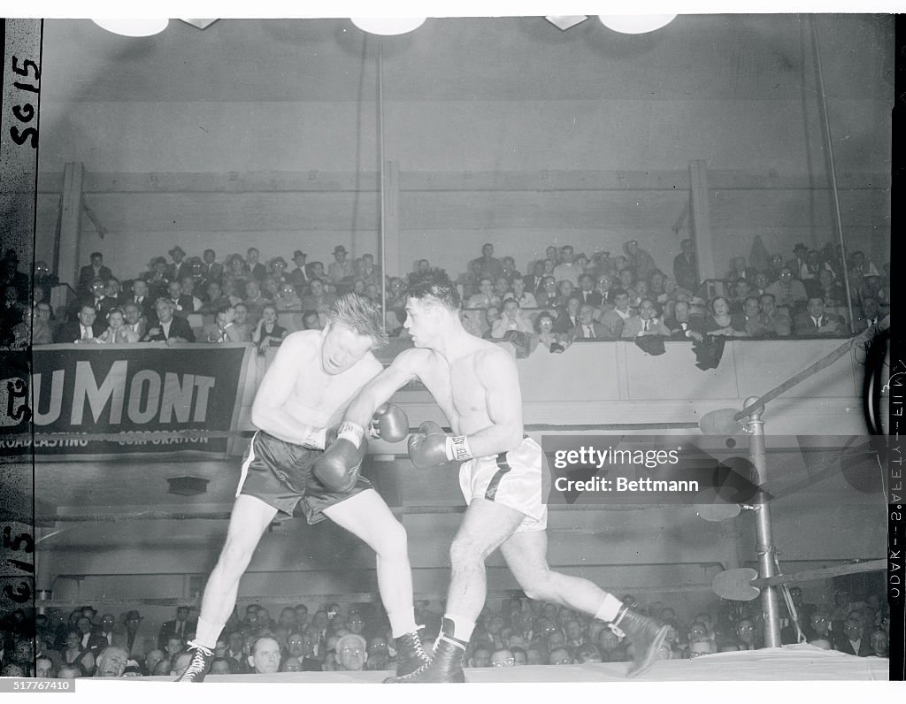 Tony Johnson Landing a Punch on Billy McNeece