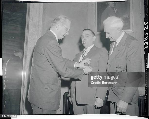 Leaders of the "Heifer Project" who helped stave off hunger and malnutrition in Germany after World War II were awarded the Order of Merit of the...