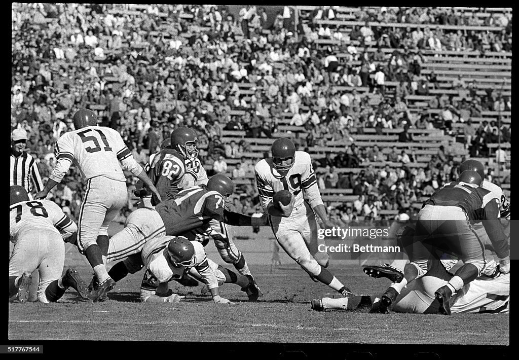 Johnny Unitas Playing in the All-Pro Bowl Game