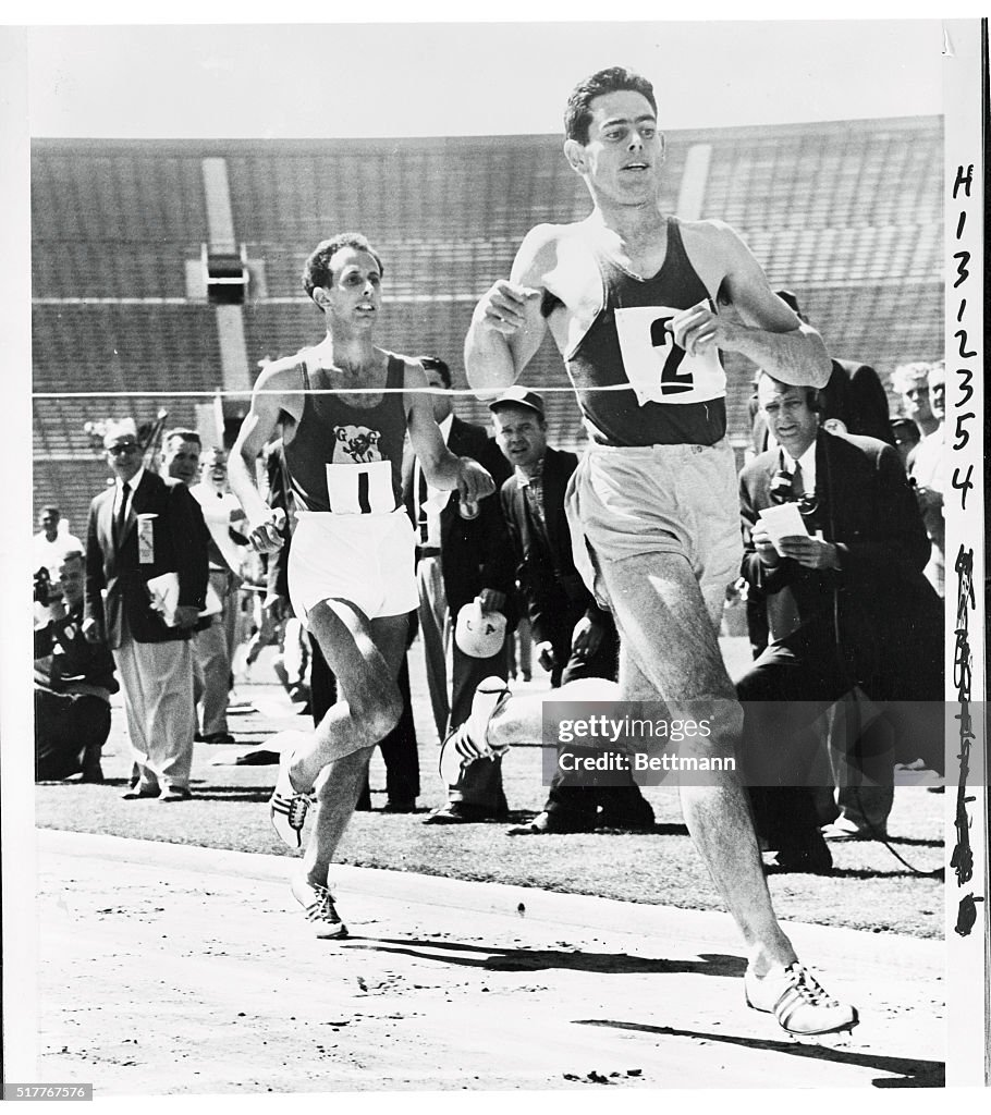 Portrait of First "Four-Minute Mile" in United States