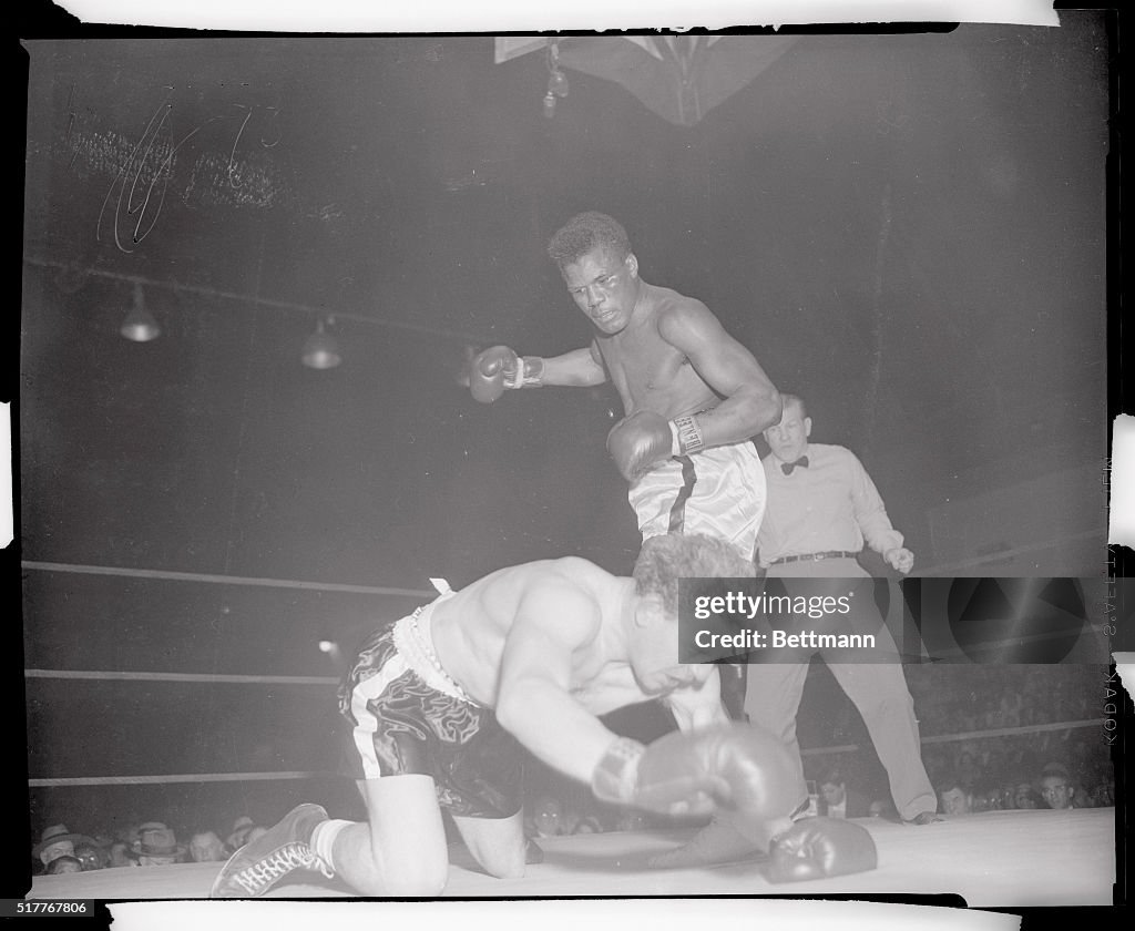 Boxers in Action in the Ring