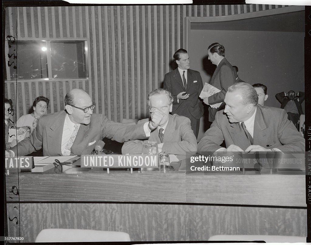 United Nation's Representatives Meeting at Conference Table