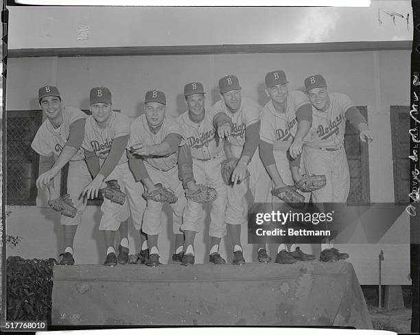 An indication that it never rains but pours. In the 1956 World Series the Dodgers didn't have a southpaw to send against the Yankees. Now they have...