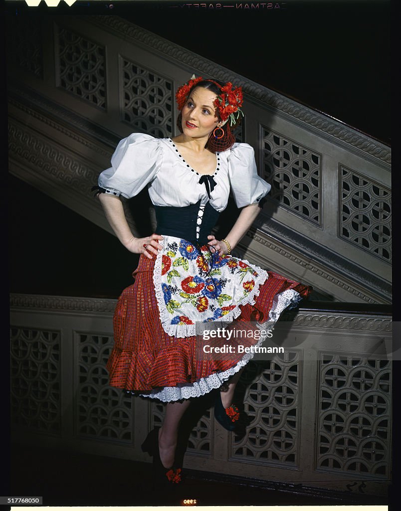 Nadine Conner Posing in Costume