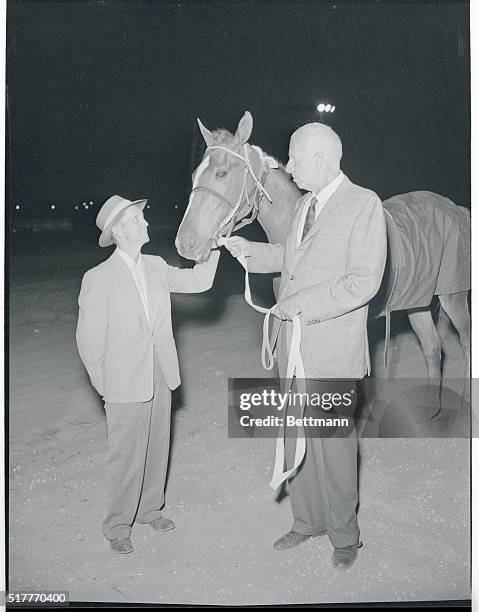 Eleven thoroughbred horses valued at $200,000 which were purchased in Argentina by sportsmen Joe Hernandez for Southern California stables, last...