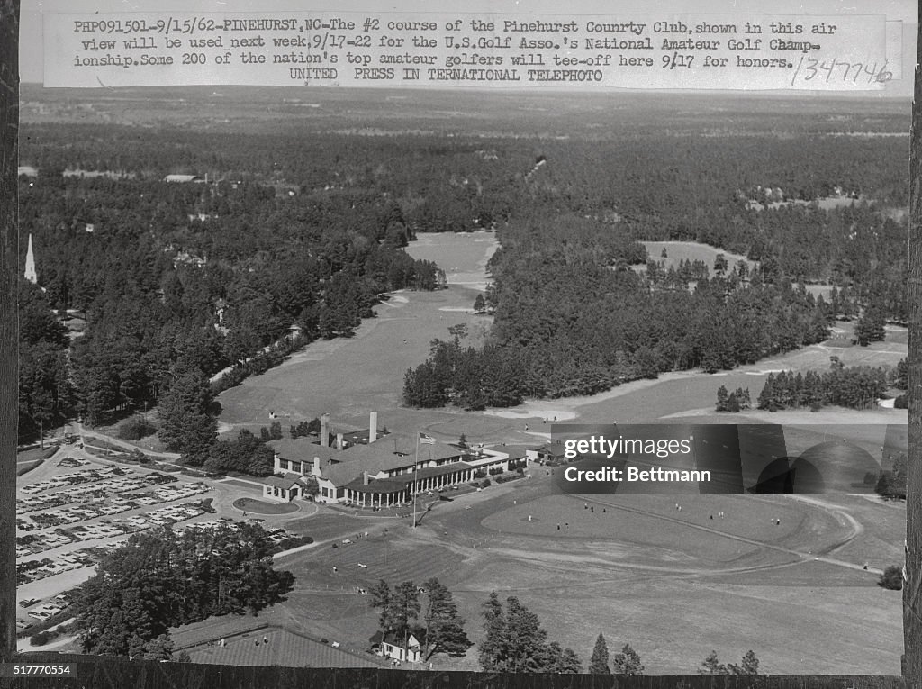 Aerial View of Pinehurst Country Club