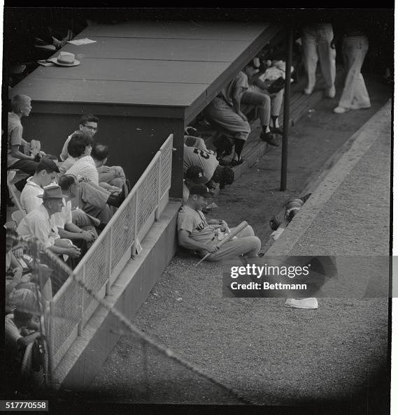 Mickey Mantle Sitting on Ground Mickey Mantle Sitting on Ground