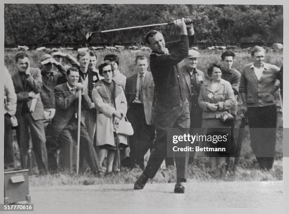 Arnold Palmer Teeing Off Arnold Palmer Teeing Off