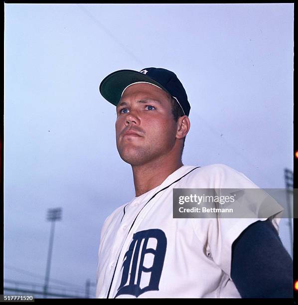 Florida: Bill Freehan of Detroit Tigers during spring training. April 1964.