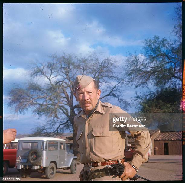 Col. Luis Reque Teran, August 1967. Col Teran's troops have had frequent clashes with the pro-Castro guerrillas in Bolivia's jungles and have...