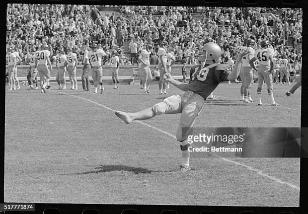 South Bend, Indiana: Notre Dame football fans not only had a chance to watch the signal calling of Terry Hanratty and the great catches of Jim...