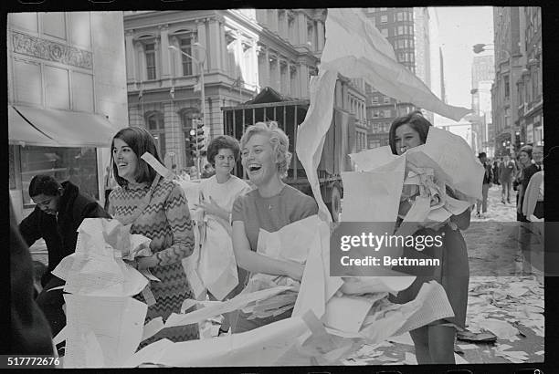 St. Louis, Missouri: Jubilant St. Louis Cardinal fans celebrated in the downtown here after the Red Birds won the 7th and final game of the World...