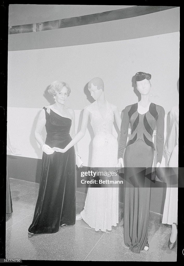 Sophie Gimbel Posing with Mannequin