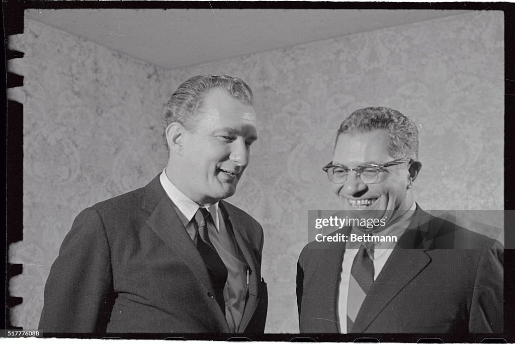 Vince Lombardi During a News Conference