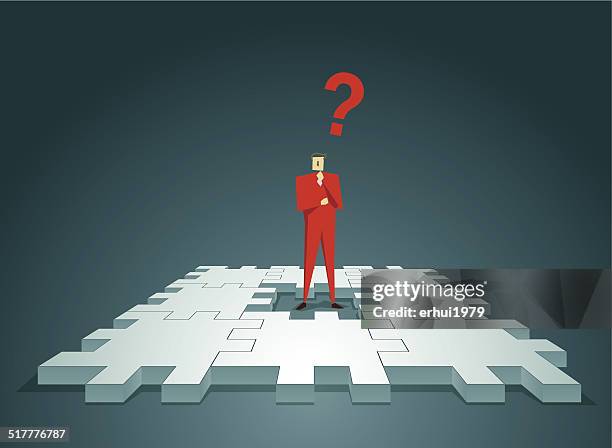 lost - missing jigsaw piece stock illustrations