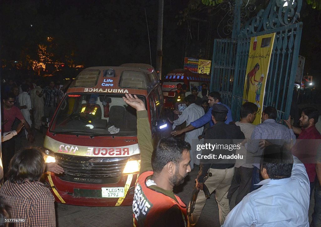 At least 56 killed by suicide blast in Pakistan's Lahore