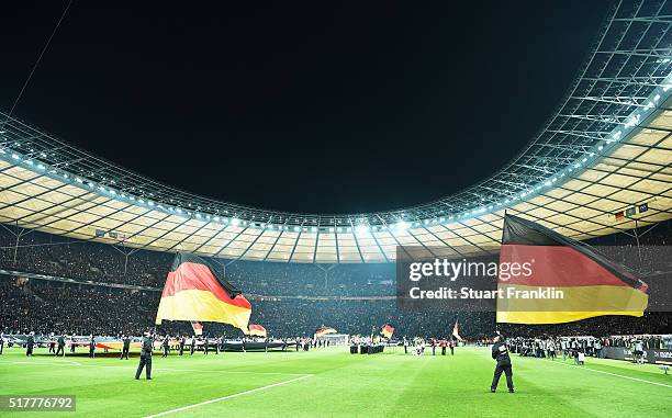 The German Fan Club prior to the international friendly match between Germany and England at Olympiastadion on March 26, 2016 in Berlin, Germany.