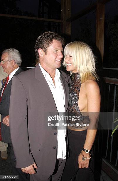 FEBRUARY 2002 - PETER PHELPS + DONNA FOWKES - 2001 ANNUAL FILM CRITICS CIRCLE AWARDS AT THE "DOCKSIDE - COCKLE BAY", SYDNEY