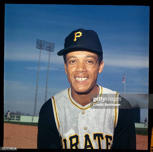 Closeup, Maury Wills, infielder for the Pittsburgh Pirates.