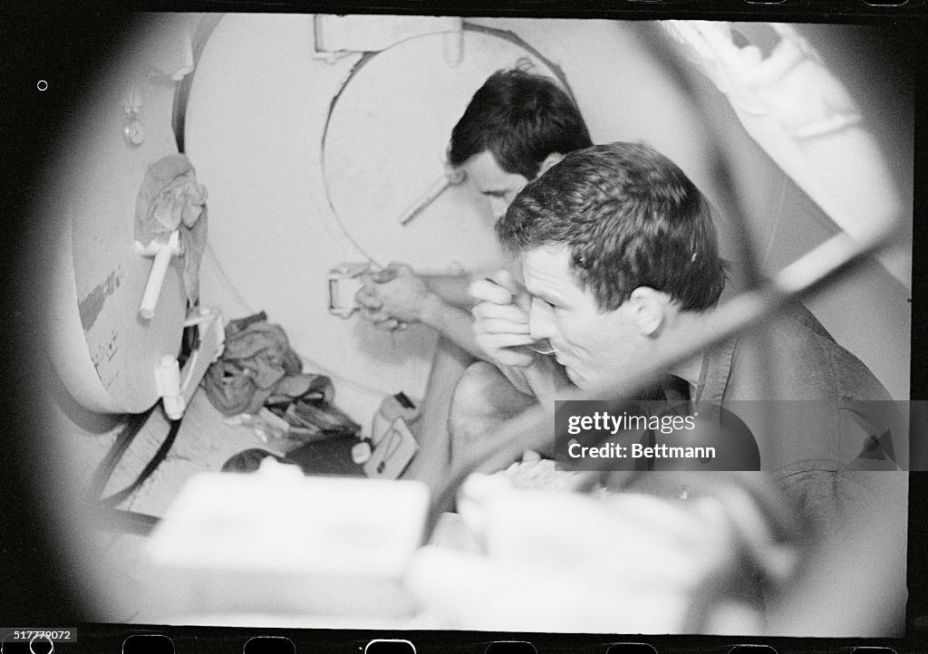 Jon Lindberg Sitting with Robert Stenuit