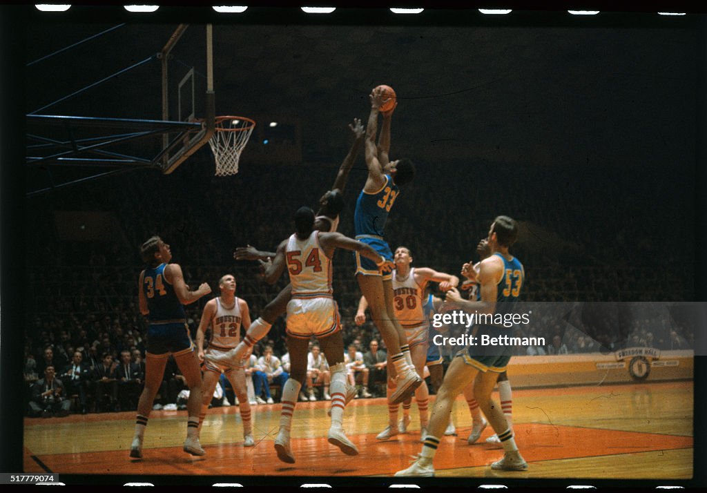 Lew Alcindor Going up for a Score