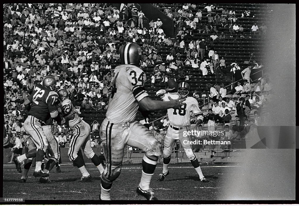 Football Players Making a Play