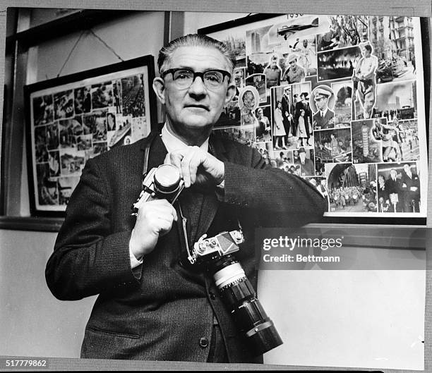 Herbert Ludford, United Press International staff photographer in London, is shown in a photo made in December, 1967.