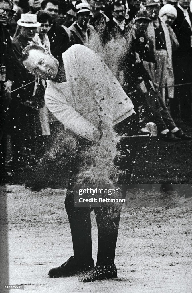Billy Casper Taking a Golf Swing