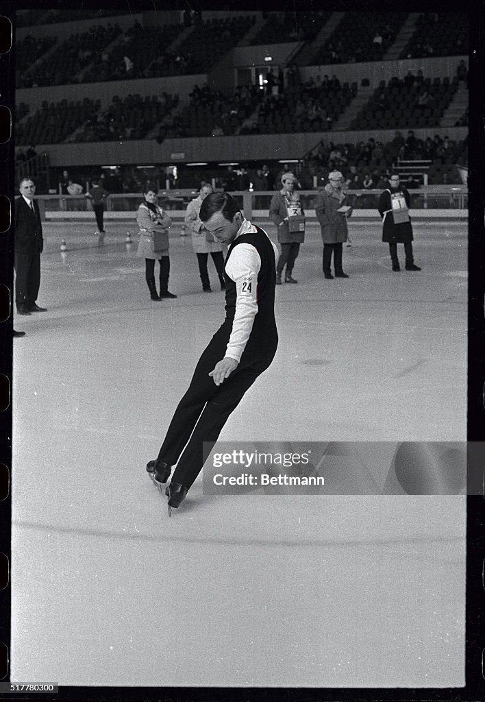 Tim Woods Skating on the Ice