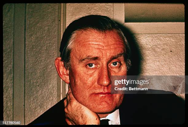 Closeup of Major James Chichester-Clark, who was elected 5/1 as leader of the Northern Ireland Unionist Party. He takes over from retiring Captain...