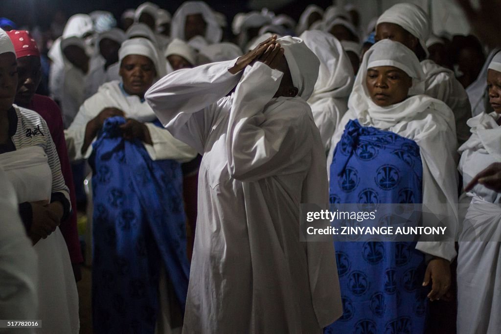 ZIMBABWE-RELIGION-EASTER-FEATURE