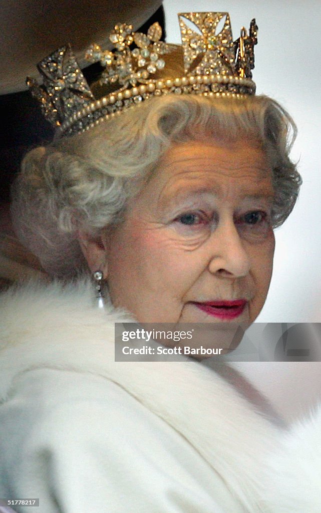 The Queen Attends State Opening Of Parliament