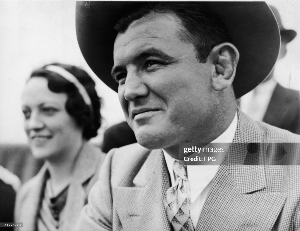 American boxer James Braddock and his wife Mae smile as they watch a... News Photo Getty Images