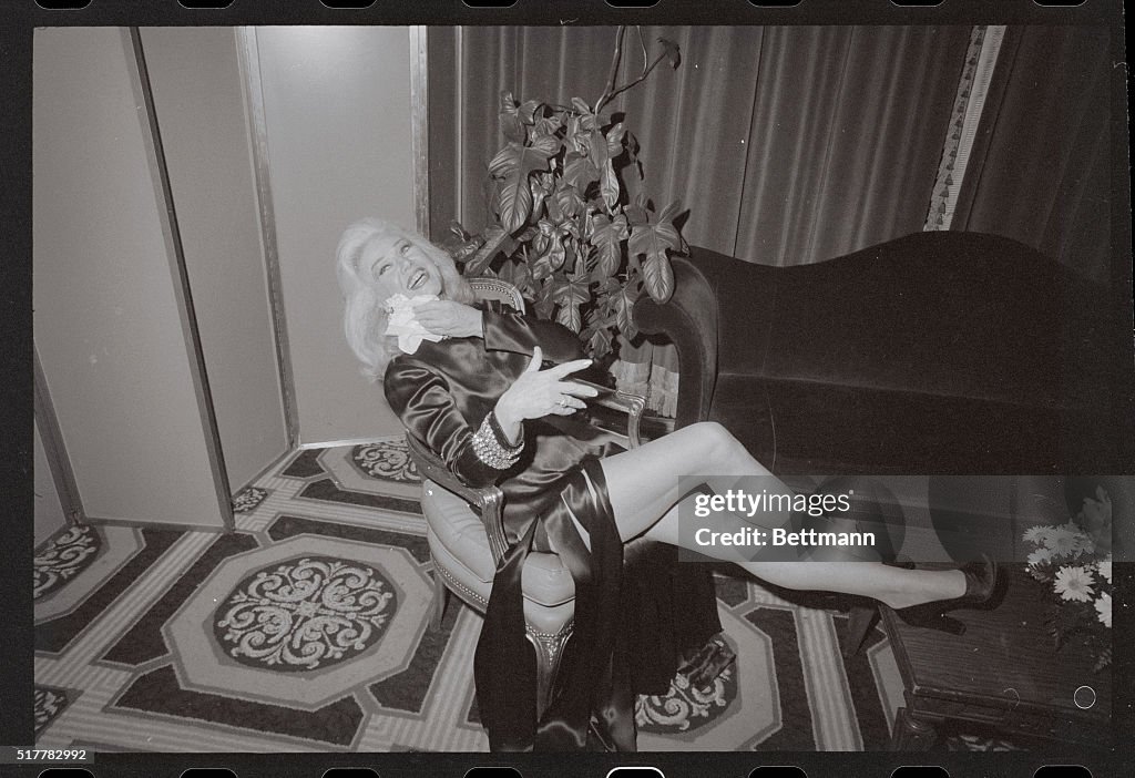 Ginger Rogers After Rehearsing Nightclub Act