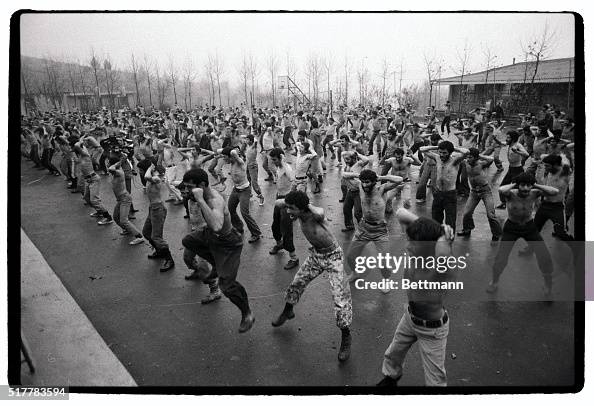 Moslem Troops Going Through Exercises Moslem Troops Going Through Exercises
