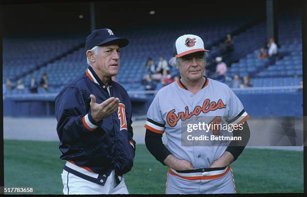 The happy man in this recent photo is Earl Weaver, the manager of the American League pennant winning Baltimore Orioles. His spirits may have been...