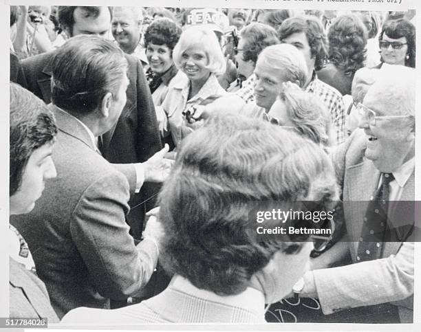 New York: This exclusive photo showing Michael Lance Carvin pointing a toy gun in the direction of the Republican Presidential contender Ronald...