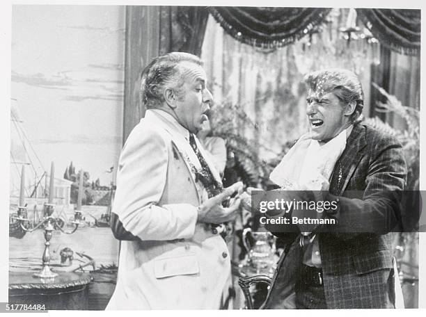 Holl.ywood: In the second episode of Soap to be aired Sept. 20, Chester Tate and Burt Campbell engage in a food-throwing fiasco. Mandan , as Tate, is...