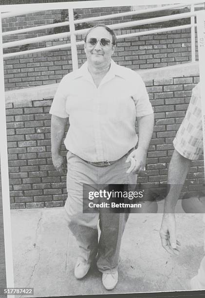 Huntsville, Texas: Rock musician David Crosby, saying he was "extremely happy" and off drugs, walks out of Texas state prison, 8/8, after serving out...