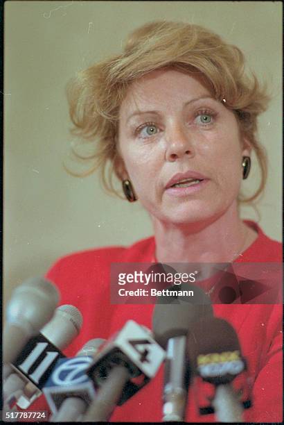 Los Angeles, Ca.: Patty Duke, president of the Screen Actors Guild.