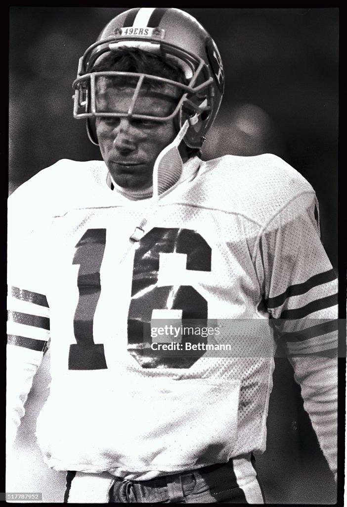 Joe Montana Looking Dejected