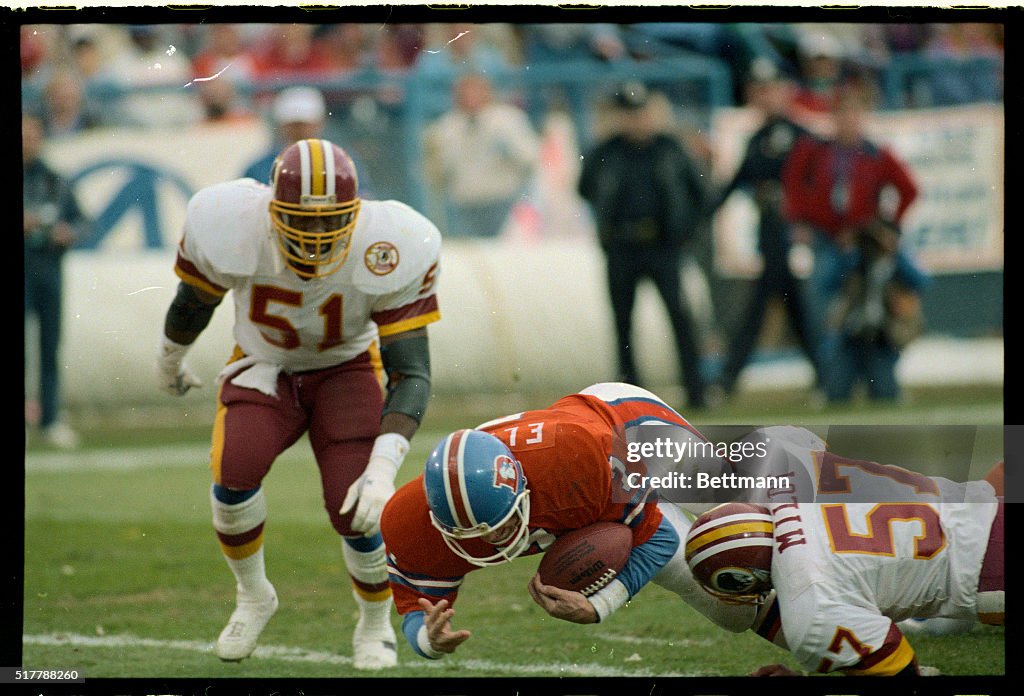 John Elway Scoring Touchdown
