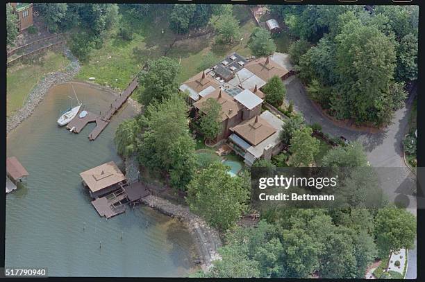 Tega Cay, S.C.: The controversial million dollar PTL personage, currently occupied by Jim and Tammy Bakker, is shown here in a June 20 aerial...