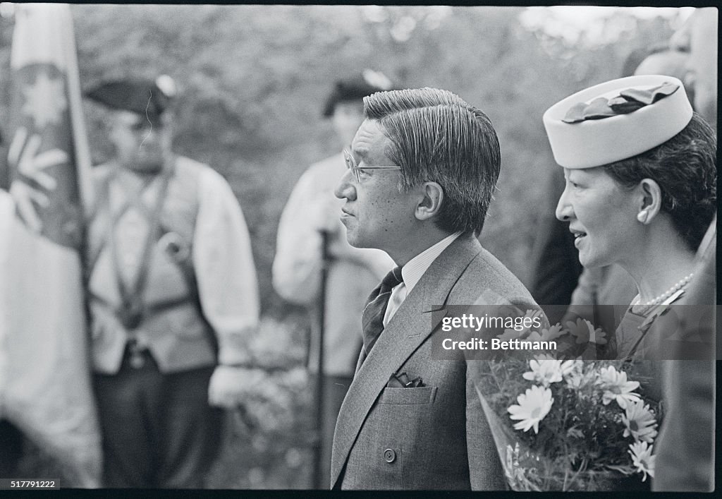 Prince Akihito and Princess Michiko